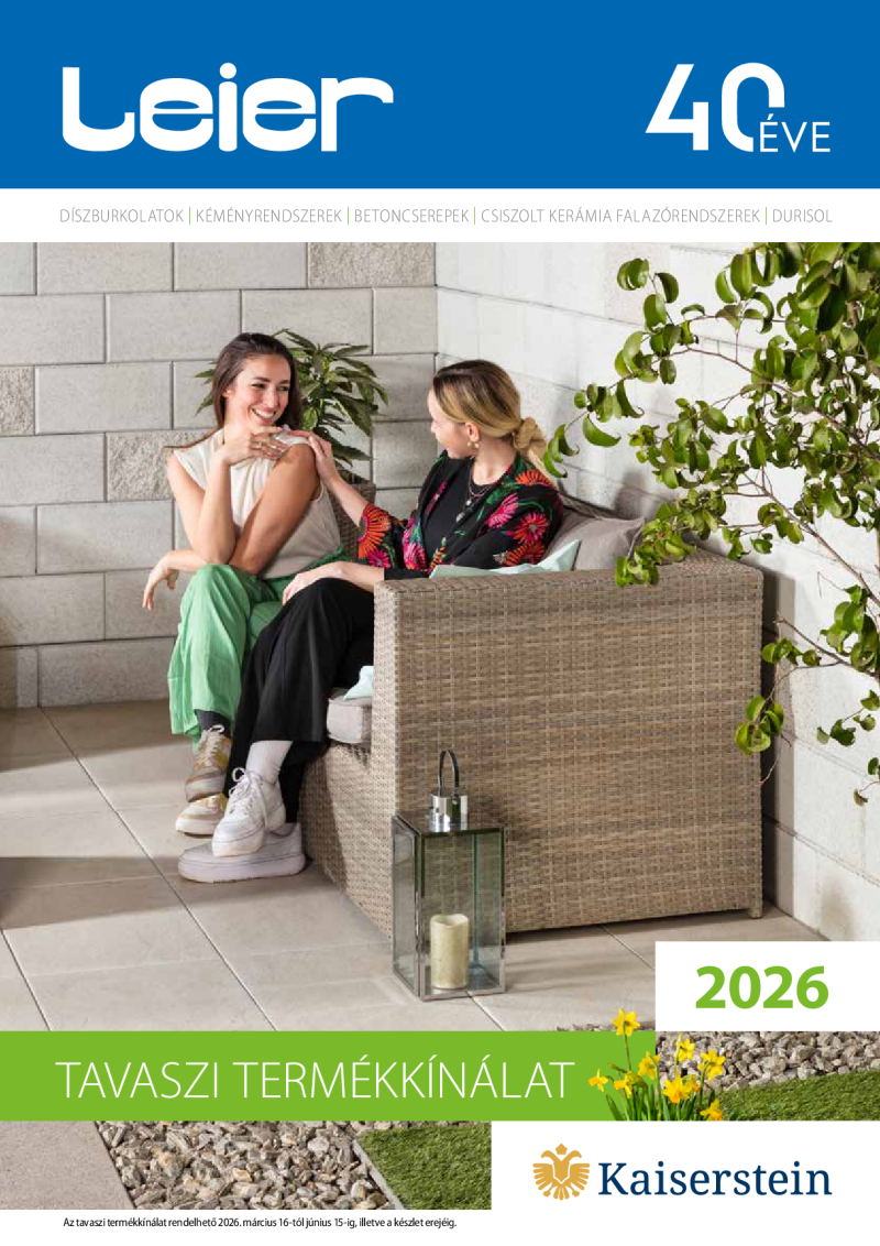 Leier tavaszi akció 2026